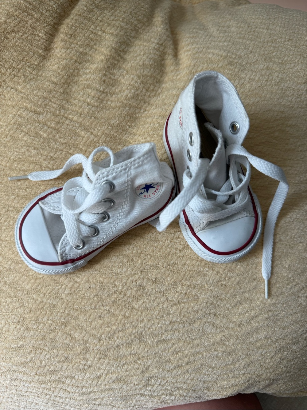 Baby Converse White High-Top Sneakers